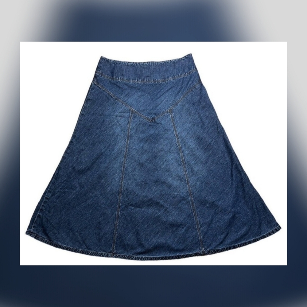 ➕️Ralph Lauren 💜 Jean A-Line Skirt